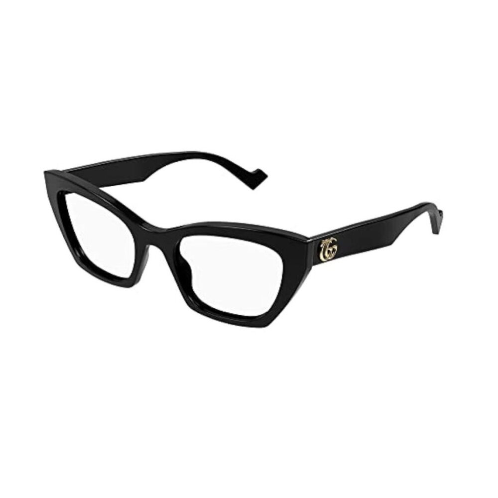 NEW GUCCI GG1334O 001 EYEGLASSES WOMEN BLACK CAT EYE GUCCI EYEWEAR